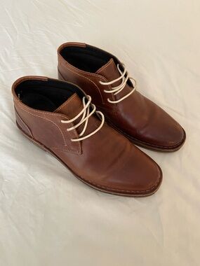 Kenneth Cole Reaction Men’s Leather Oxfords – Desert Sun – Size 9
